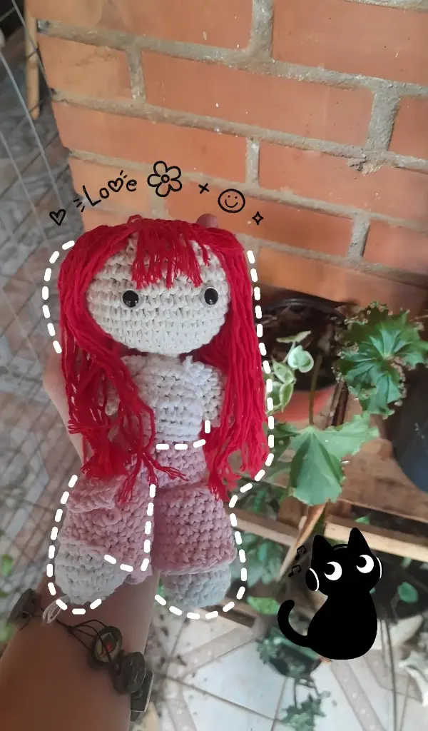 Muñeca pelirroja
